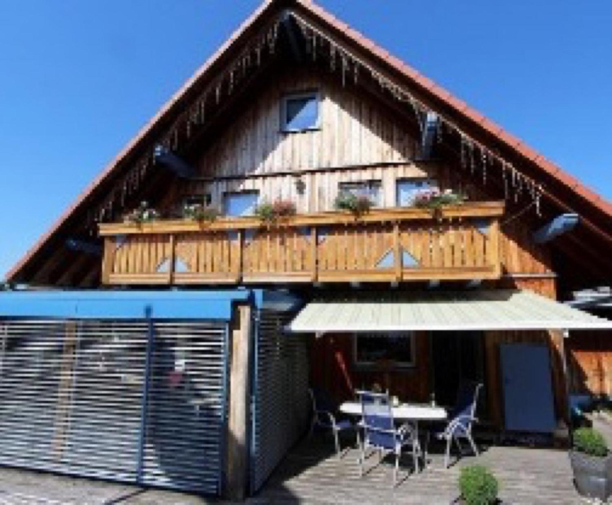 Ferienwohnung Im Holzhaus Donaueschingen Exterior foto